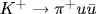 K^+ \rightarrow \pi^+ 
u \bar{
u}