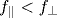f_\parallel<f_\perp