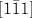 [1\bar{1}1]