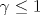 \gamma\leq 1