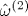 \hat{\omega}^{(2)}