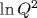 \ln Q^{2}