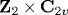 {\bf Z}_2\times{\bf C}_{2v}